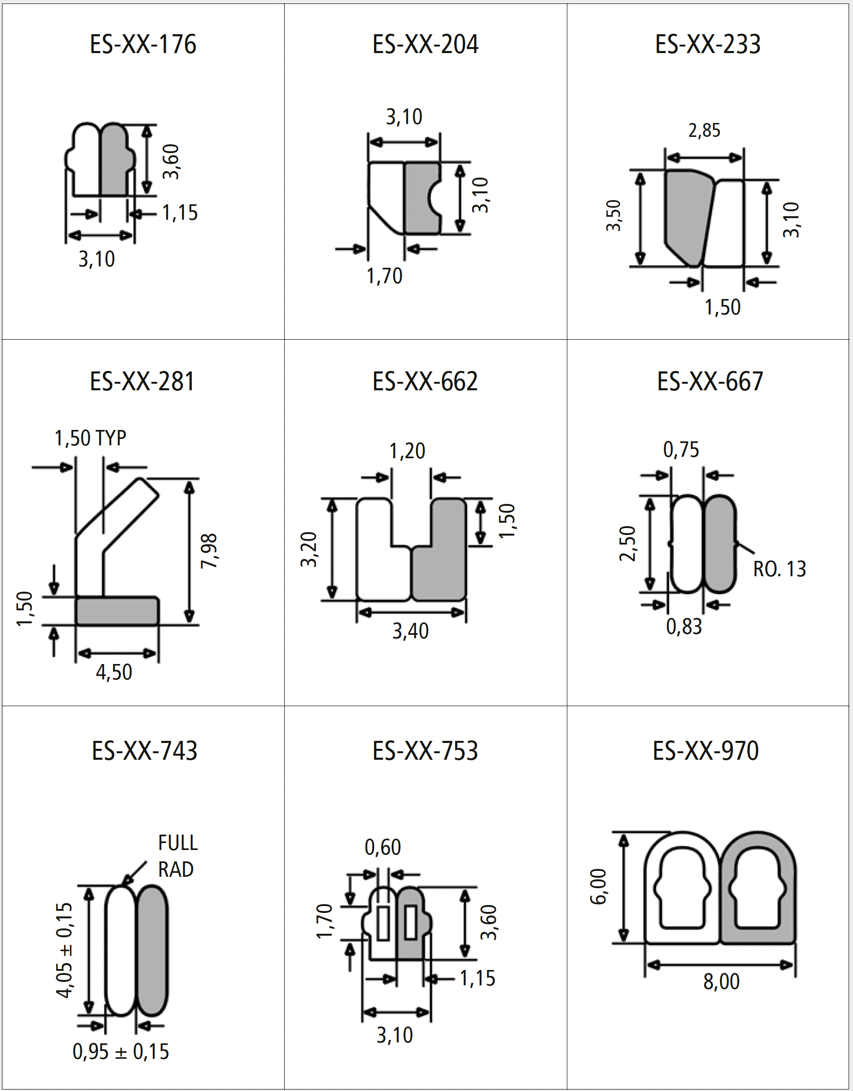 Extrudierte Duo Seal Spezialprofile